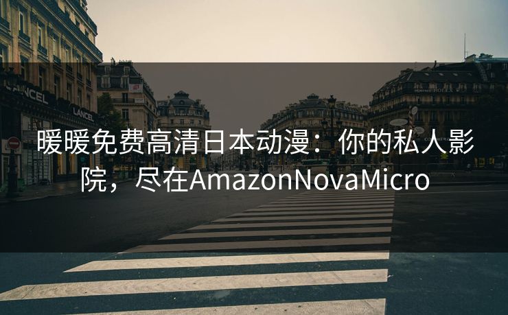 暖暖免费高清日本动漫：你的私人影院，尽在AmazonNovaMicro